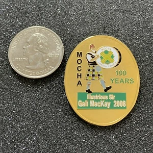 Pinback Mocha Shrine Shriners Masonic Ontario Canadá 2008 #38843 - Imagen 1 de 2