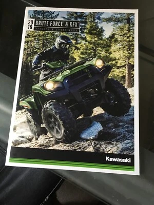 2019 川崎 KFX 和 Brute Force 四手册 AHRMA 运动全地形车实用工具 1st CL — 第 1/4 张图片