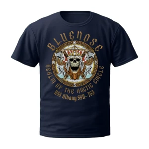 Camiseta USS Albany SSN-753 Nariz Azul Reino del Círculo Polar Ártico Cuervo Azul Marino - Imagen 1 de 2