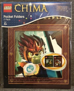 Lego Legends Of Chima Pocket Folders 2 Pack New Sealed Back To School Supplies - Picture 1 of 3
