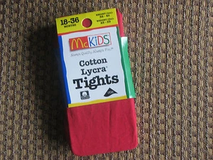 McKIDS MÄDCHEN STRUMPFHOSEN GRÖSSE 18-36 MONATE ROT NEU IM PAKET! - Bild 1 von 1