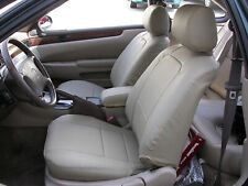 FOR LEXUS SC300 SC400 1992-98 IGGEE S.LEATHER CUSTOM MADE SEAT COVERS 13 COLORS