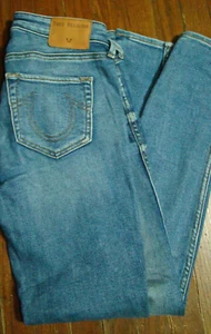 True Religion Malle Jeans Mid Rise Super Skinny Size 26, pre-owned Free Shipping - Picture 1 of 6