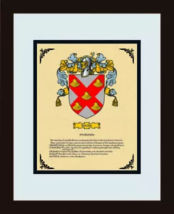 HERALDIK WAPPEN ~ ROCHA FAMILIENWAPPEN ~ GERAHMT - Bild 1 von 4