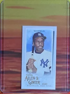 2020 Topps Allen and Ginter Dave Winfield Mini Brooklyn Back /25 - Picture 1 of 3