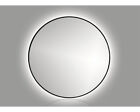 LED-Lichtspiegel Cordia ROUND LINE rund 60x60 cm mit Alurahmen schwarz