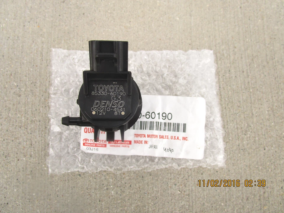 06 - 16 LEXUS IS250 FRONT WINDSHIELD WASHER FLUID MOTOR PUMP BRAND NEW - Image 1 of 4