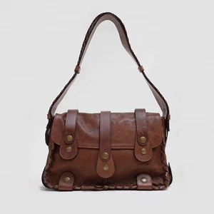 Chloe By Phoebe Philo Fall Winter 2004 Silverado Brown Messenger Bag Vtg Archive - Picture 1 of 10
