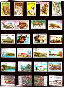 pim1835/13 Nicaragua 25 stamps: various subjects - Picture 1 of 1