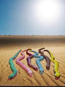 Serpientes 57cm Elección de Colores Impreso 3D Movimiento Articulante Niño Adulto Regalos - Imagen 1 de 17