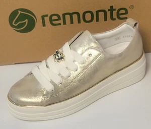 Remonte Womens Julika 03 Muschel Gold Leather 40 - Picture 1 of 5