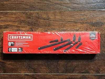 Craftsman 8pc Impact Accessory Drive Tool Set 3/8" + 1/2" DR CMMT15358 NEW BOX - Image 1 of 2