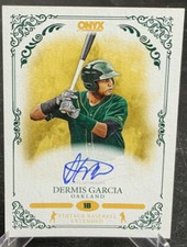 2022 Onyx Vintage Extended Dermis Garcia Auto Blue Ink #VA-DG - Prospect