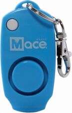 Mace Personal Alarm 3" Blue Button-Press 130-Decibel Key-Ring Integrated Whistle