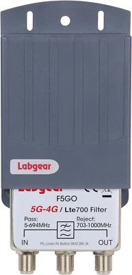 TV Signal Filter Labgear LTE 700, 5G & 4G Masthead Outdoor Interference Filter - Image 1 of 2