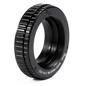 M42 auf M42 Kameraobjektiv verstellbar Fokussierung spiralförmig Adapter Makroröhre 13 mm-22 mm - Bild 1 von 4