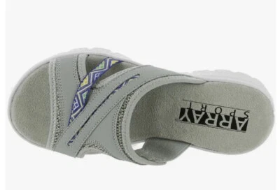 Sandalias deportivas sin cordones Array para mujer gris guayaba zapatos 8 Foto 1 de 4