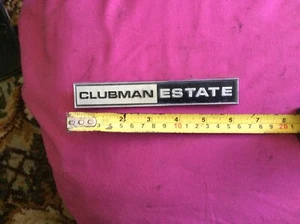 Distintivo auto Mini clubman Estate. Usato. - Foto 1 di 2