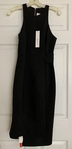 Nuevo con etiquetas Vestido N Nicholas Ponti Banda en Capas *Negro* *talla 2* - Imagen 1 de 10