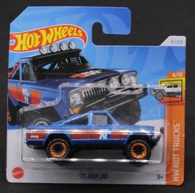 Hot Wheels '73 Jeep J10 91/250 HW Hot Trucks 4/10 Auto 1:64 2024 - Immagine 1 di 2