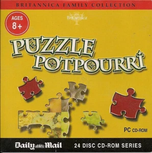 PUZZLE POTPOURRI – PROMO CD-ROM (2007) Encyclopaedia Britannica JIGSAWS / AGE 8+ - Picture 1 of 2