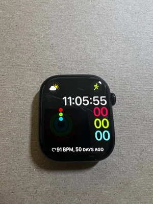 Apple Watch Series 10 46mm Carcasa Aluminio, GPS, A2999, Negro, Bandas Extra Foto 1 de 4