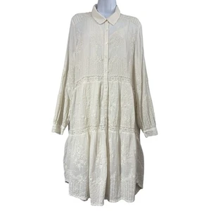 Mini Vestido Sundance Sweetspire Bordado Talla L Cottagecore Prairie Western - Imagen 1 de 11