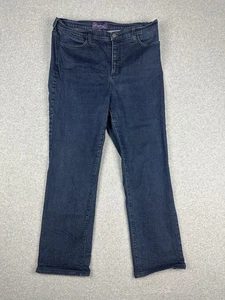 NYDJ Women's Denim Jeans Size 16 W35" Tapered Straight Leg Dark Blue Lift & Tuck - Bild 1 von 14