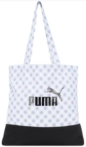 Puma Evercat Staycay Tote Handbag Light Blue White NWT - Picture 1 of 7