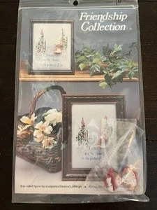 Friendship Collection Cross Stitch Kit Friends are the Flowers In Garden of Life - Picture 1 of 4