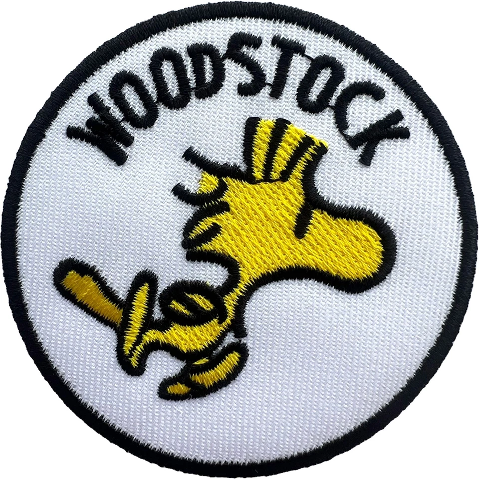 Snoopy Woodstock Patch Iron Sew On Clothes Backpack Rucksack Embroidered Badge - Image 1 of 1