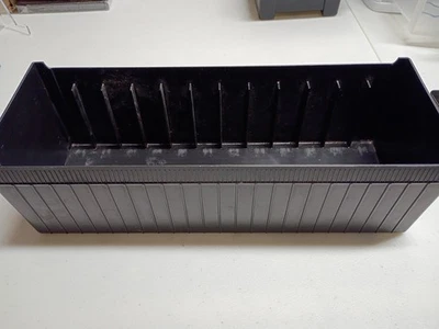 Black Plastic 8 Track Cassette Holder (Holds Up To 12) - Image 1 of 4