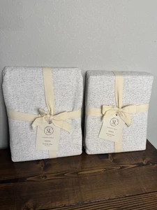 Southern Living Simplicity Paxton Grey Lot Of 2 Standard Sham Pillow Cases - Picture 1 of 3