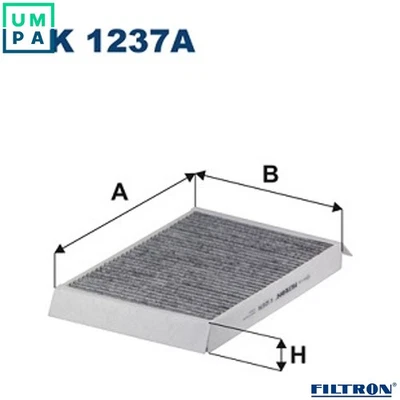 FILTER CABIN AIR K 1237A FOR LAND ROVER FREELANDER/VAN LR2/SUV DISCOVERY/SPORT - Image 1 of 4