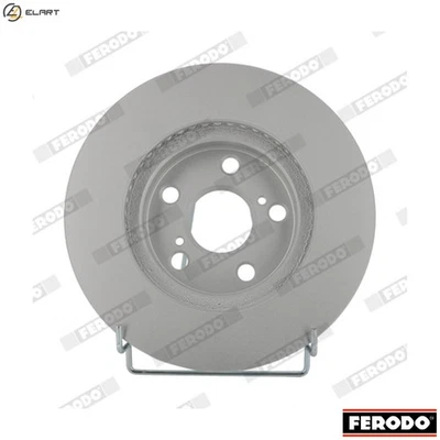 2x BRAKE DISC DDF1882C FOR TOYOTA 2ZR-FXE 1.8L 4cyl PRIUS - Image 1 of 4
