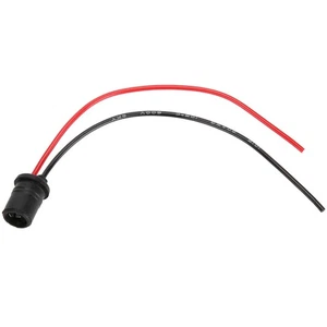 ⁺Black T10 Wiring Harness Socket Pre Wiring Socket LED Bulbs Xenon Lamp Bulb - Picture 1 of 12
