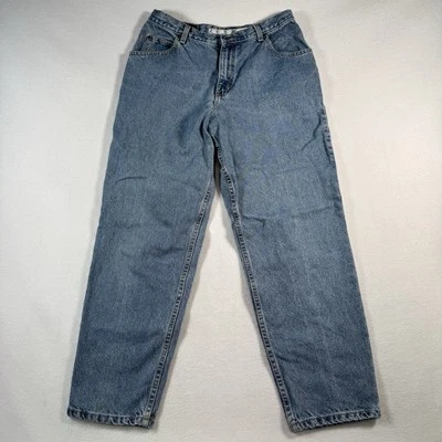 Jeans feminino Zena 14P azul mãe cintura alta reta lavagem média vintage - Imagem 1 de 4