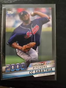 2020 Topps Decades Best Pitchers Black #D /299 CC Sabathia #DB-79 Indians SP - Picture 1 of 2
