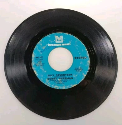 Rock 45 Bobby Sherman 📻 July Seventeen/Easy Come, Easy Go On Metromedia Record Foto 1 de 2