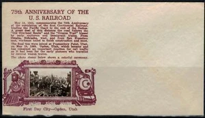 ZAYIX Trains / Railroads United States FDC Photo catchet no stamp 032322-SM67 - Picture 1 of 3