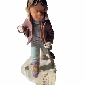 Nadal Studio Lieblingsfarbe Mädchen Ski Winter Figur - Bild 1 von 8