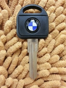 BMW E21 E12 E30 E24 E28 SERIES 3 5 7  series uncut blank key - Picture 1 of 9