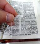 Magnifying glass to read the Bible, credit card size