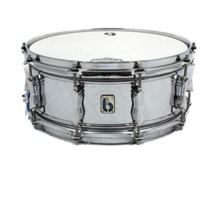 British Drum Co. 'Bluebird' 14" x 6" Messing Snare Drum - Bild 1 von 3