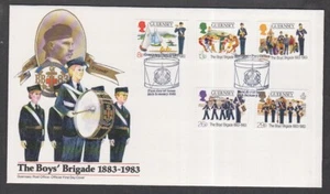 Guernsey 1983 FDC The Boy's Brigade Centenary Music Sport Marching Religion - Picture 1 of 1