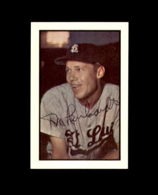 Don Lenhardt Hand Signed 1953 Bowman Color Reprint St. Louis Browns Autographed - Image 1 of 2