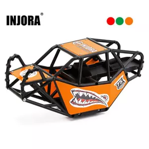 INJORA 310mm Radstand Nylon Rock Buggy Chassis Überrollkäfig für 1/10 RC Crawler - Bild 1 von 24