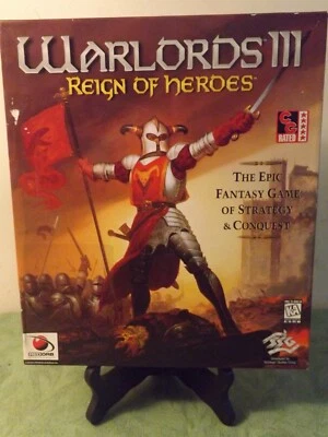 Big Box 'Warlords III- Reign of Heroes'(Win 95) New and Sealed - Image 1 of 3