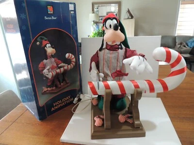 1996 WORKING SANTA'S BEST TALL GOOFY HOLIDAY ANIMATION W/ BOX & USER GUIDE - Image 1 of 4