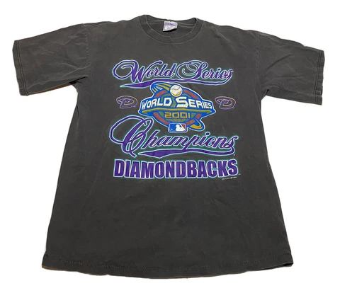 Vintage MLB World Series 2001 Arizona Diamondbacks T-Shirt Men’s Size L N2 Cover